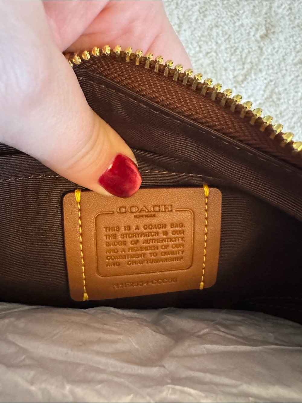 Coach Fringe Suede Teri Bag - New - Picture 10 of 10